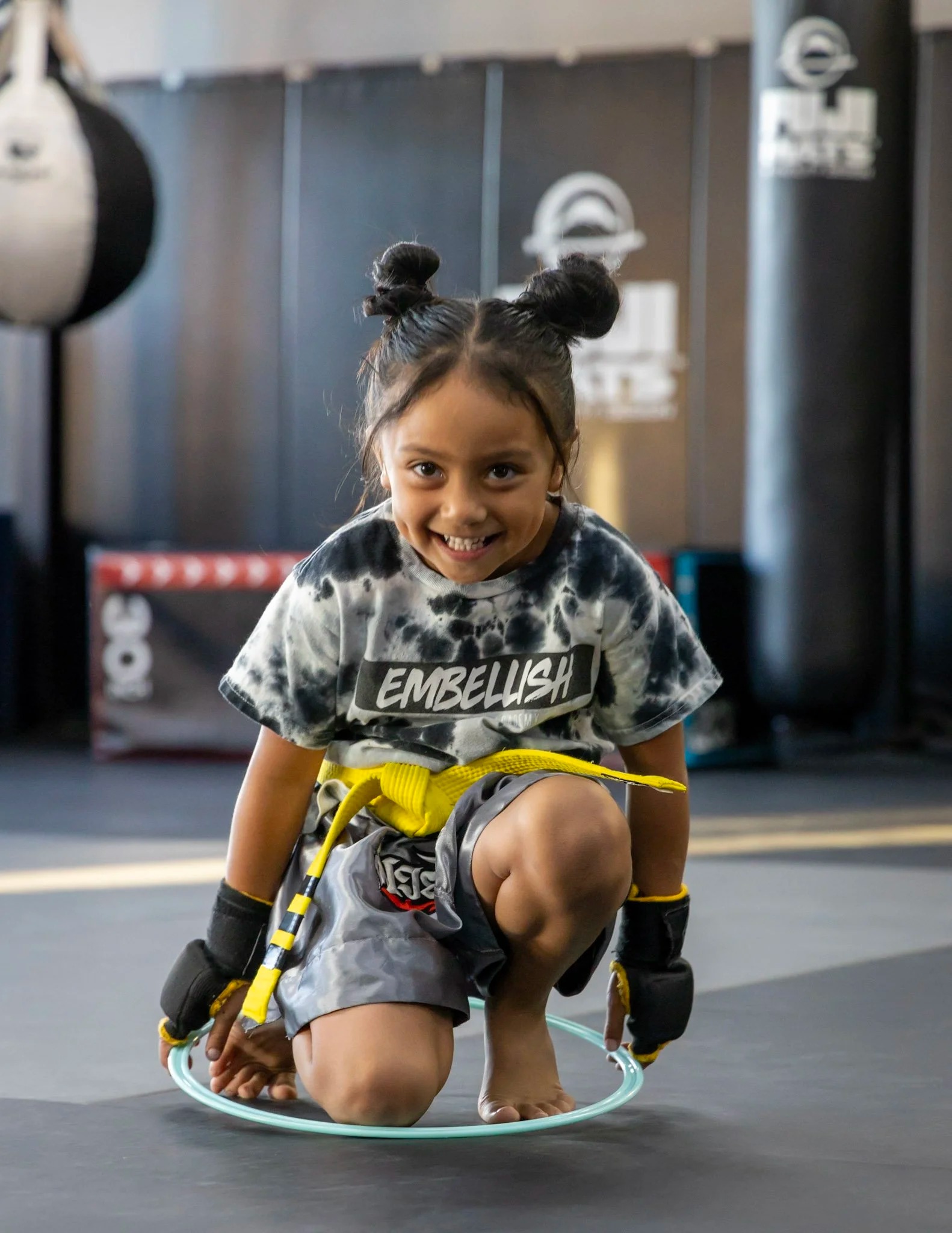 Coach Lani, head instructor at Embellish Kickboxing Academy in Elk Grove.